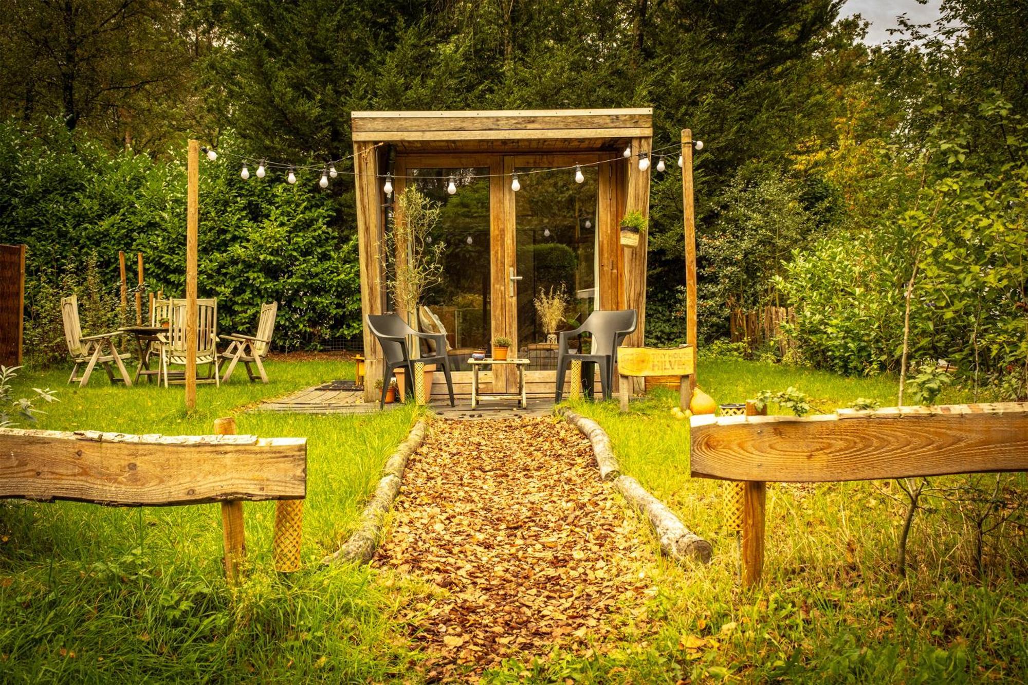 Tiny Eco House Alba - Rust, Natuur En Eenvoud In Het Kempenbos Diessen エクステリア 写真